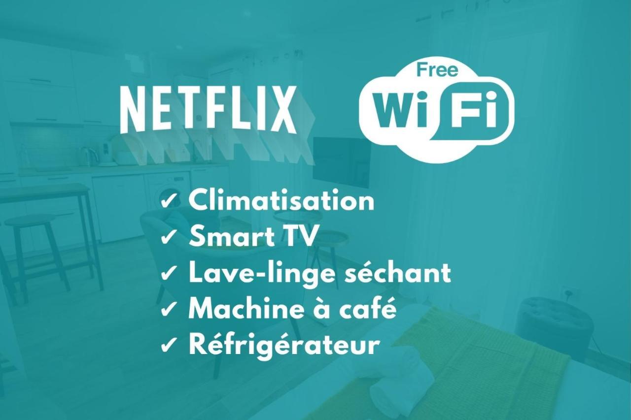 Joli Studio Climatise 'Alma 4' - Coeur De Beziers - Wifi Fibre - Netflix Bagian luar foto