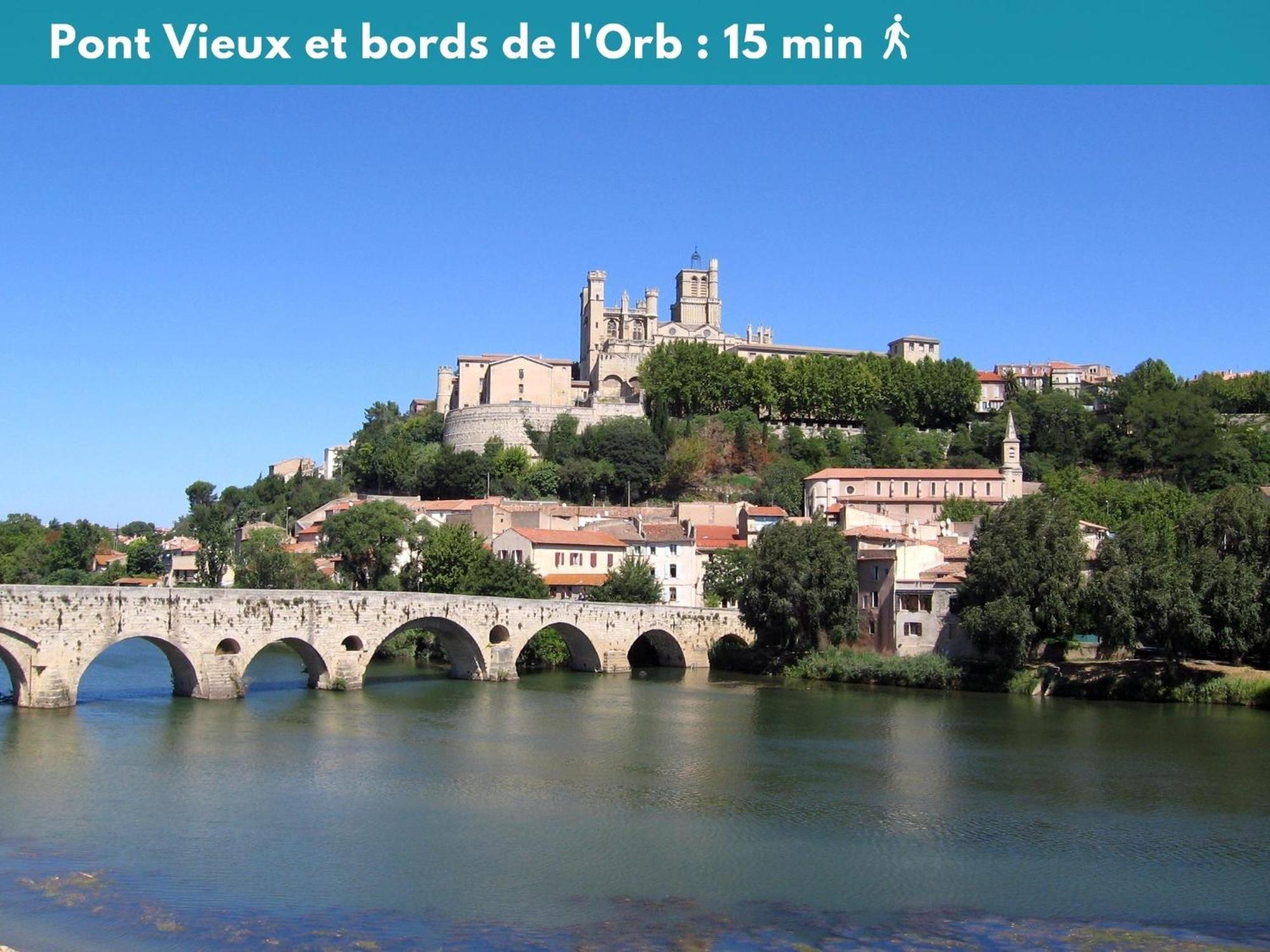 Joli Studio Climatise 'Alma 4' - Coeur De Beziers - Wifi Fibre - Netflix Bagian luar foto