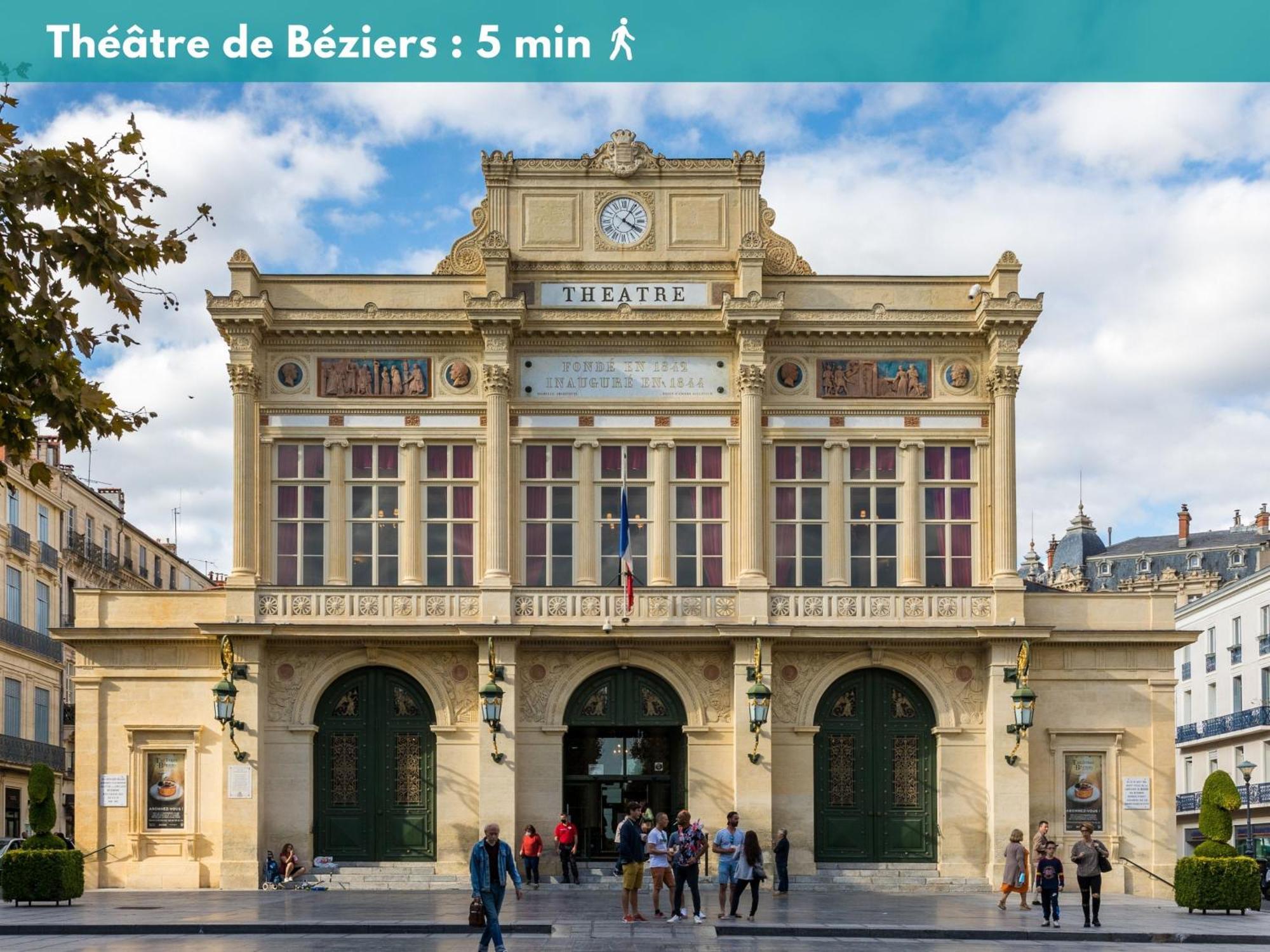Joli Studio Climatise 'Alma 4' - Coeur De Beziers - Wifi Fibre - Netflix Bagian luar foto